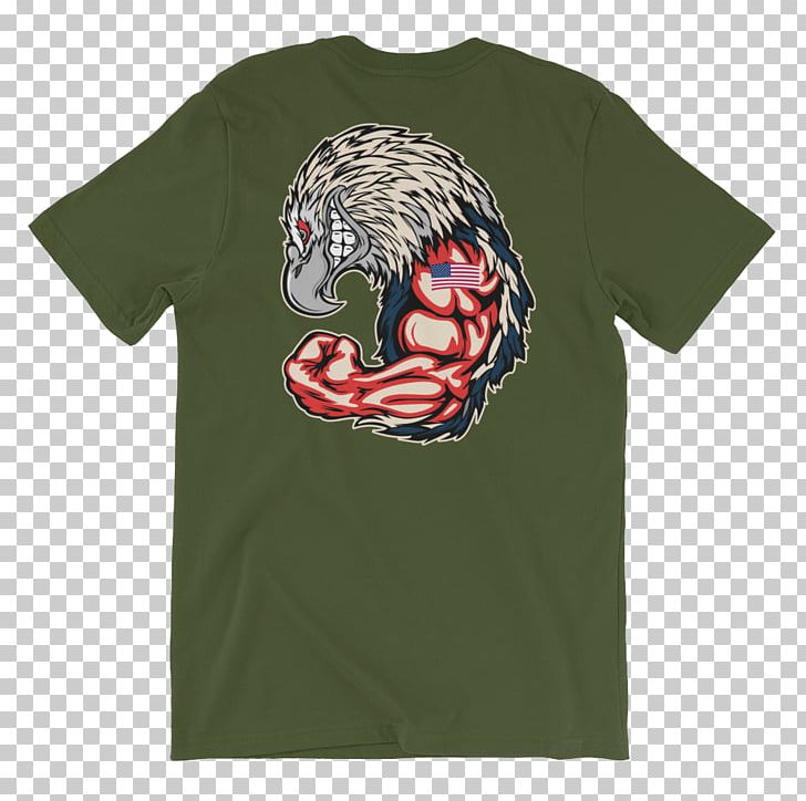 T-shirt Bald Eagle Sleeve PNG, Clipart, Active Shirt, Americanmuscle, Bald Eagle, Bodybuilding, Brand Free PNG Download