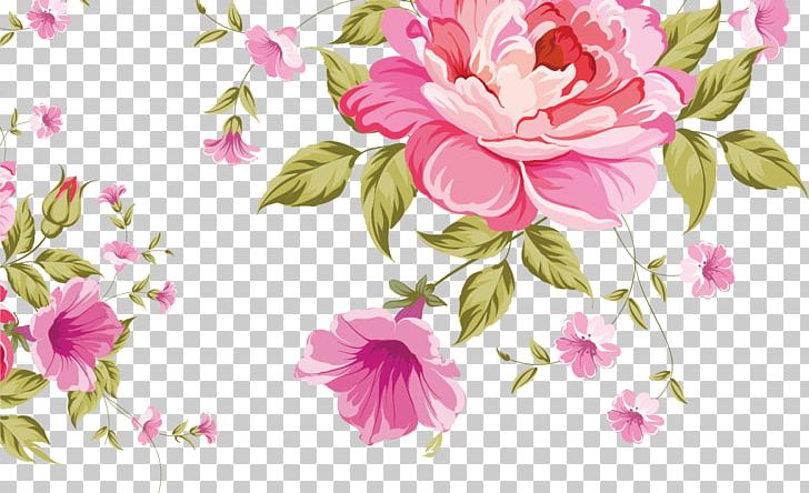 Pink Flowers Pattern Png Clipart Artificial Flower Background Vector Color Dahlia Encapsulated Postscript Free Png Download