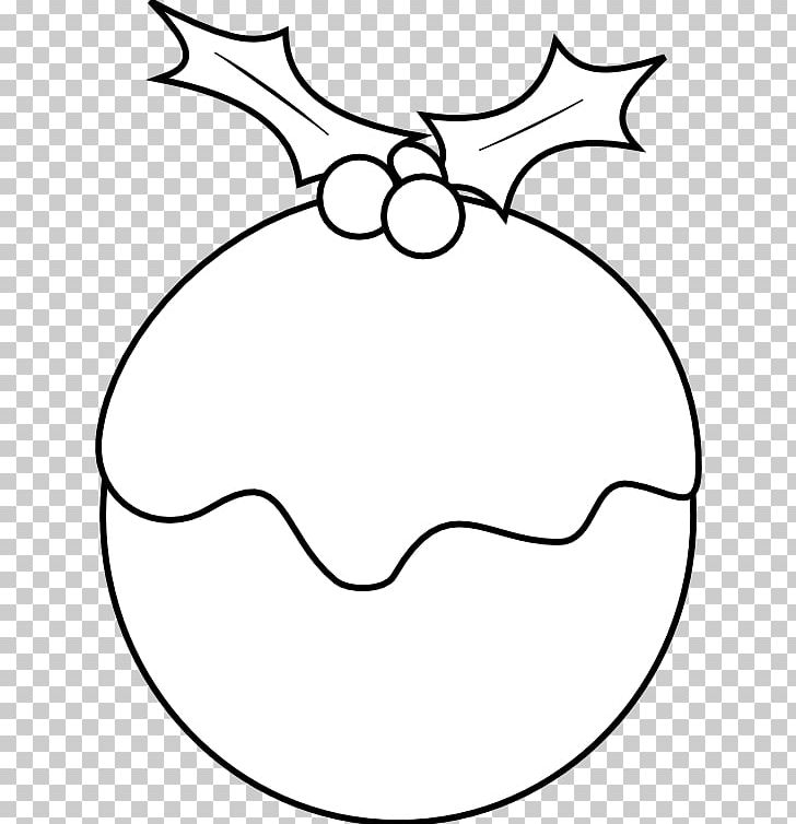 Christmas Pudding PNG, Clipart, Angle, Area, Artwork, Black, Black And White Free PNG Download