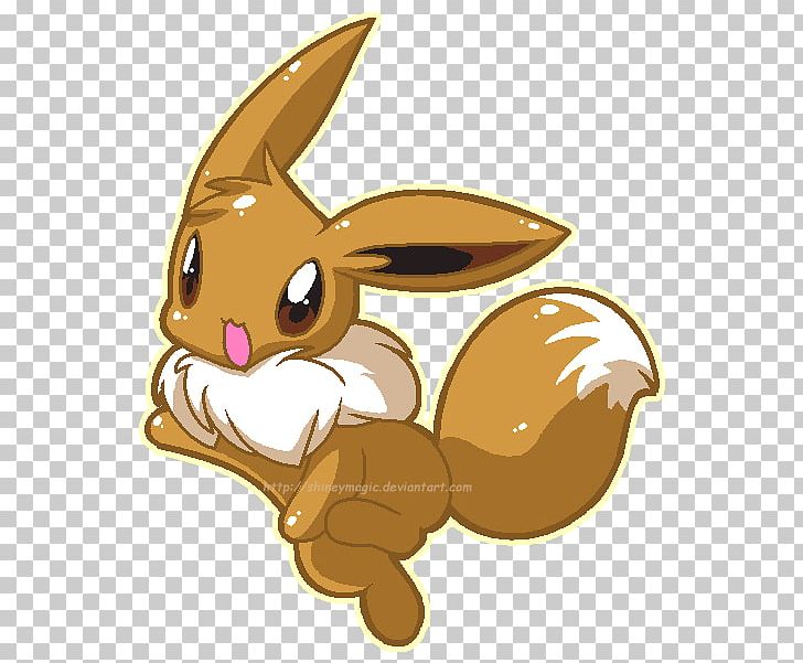 Domestic Rabbit Eevee Pokémon PNG, Clipart, Carnivoran, Cartoon, Cuteness, Dog Like Mammal, Domestic Rabbit Free PNG Download