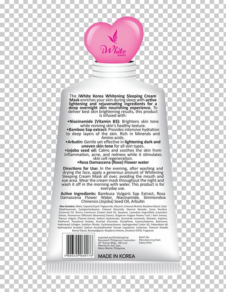 Lotion Korean Mask Ingredient PNG, Clipart, Arbutin, Cream, Ingredient, Korea, Korean Mask Free PNG Download
