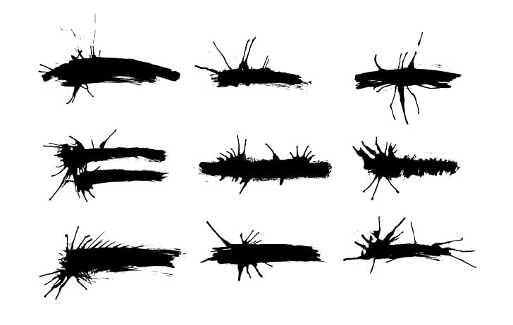 Brush Black And White Insect PNG, Clipart, Animals, Arthropod, Black And White, Brush, Brush Stroke Free PNG Download