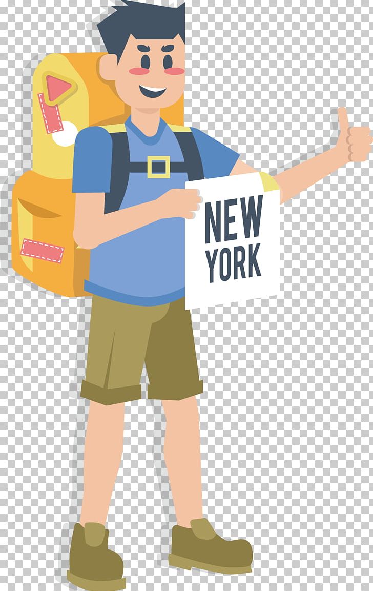 New York City Travel Illustration PNG, Clipart, Backpack, Backpack Vector, Boy, Cartoon, Cool Free PNG Download