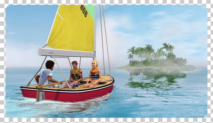 The Sims 3: Island Paradise The Sims 4 The Sims 2: Bon Voyage The Sims 3: University Life Expansion Pack PNG, Clipart, Boat, Dinghy Sailing, Electronic Arts, Gaming, Houseboat Free PNG Download