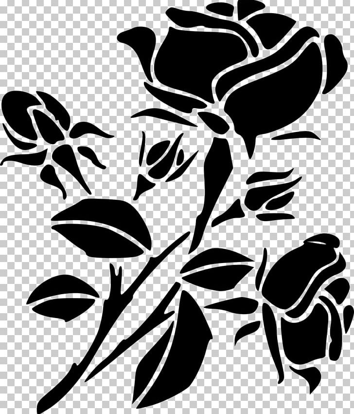 Stencil Drawing Painting PNG, Clipart, Black, Branch, Flower, Graffiti, Leaf Free PNG Download