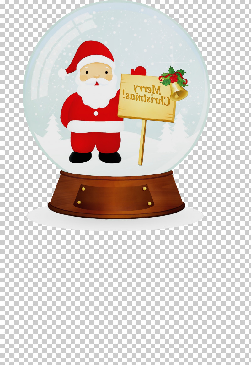 Santa Claus PNG, Clipart, Cartoon, Paint, Santa Claus, Snow Globe, Watercolor Free PNG Download