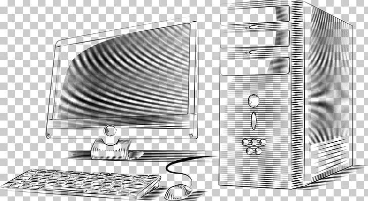 Desktop Computer Personal Computer White PNG, Clipart, Black, Black And White, Computer, Computer Vector, Electronic Device Free PNG Download