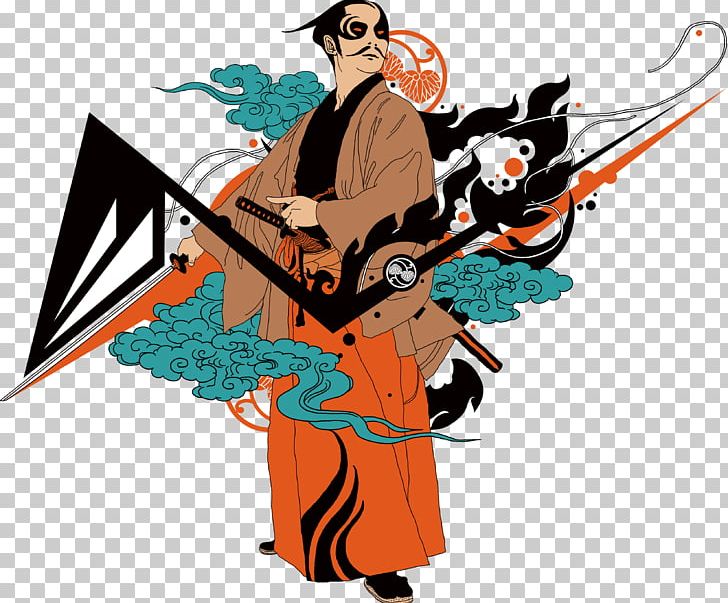 Japan Bushido Samurai PNG, Clipart, Advertising, Art, Color, Costume, Costume Design Free PNG Download