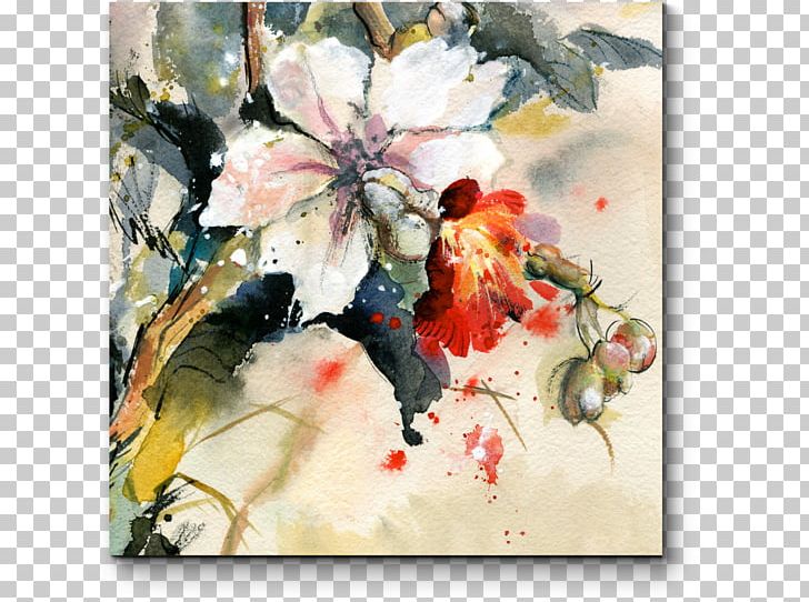 Watercolor Painting Orchids Art Paper PNG, Clipart, Artwork, Blossom, Branch, Canvas, Canvas Print Free PNG Download