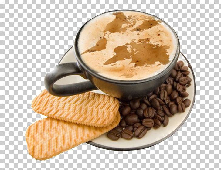 Coffee Tea Cappuccino Espresso Latte PNG, Clipart, Biscuits, Black, Black Coffee Cup, Breakfast, Cafe Free PNG Download