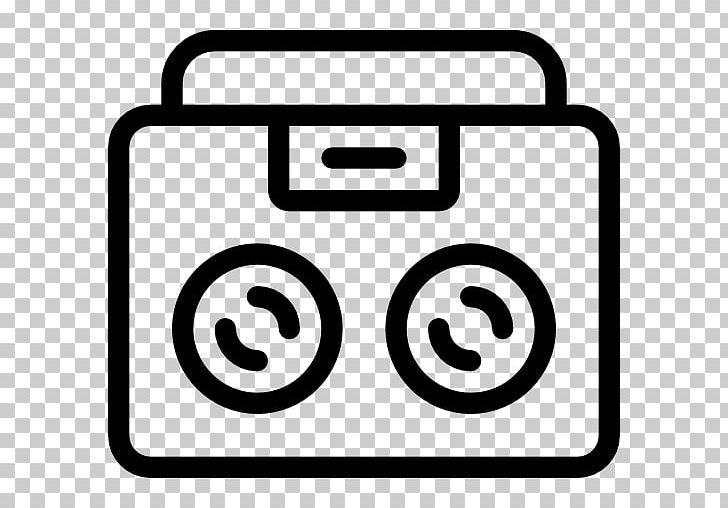 Boombox Computer Icons Radio PNG, Clipart, Area, Black And White, Boombox, Compact Cassette, Computer Icons Free PNG Download