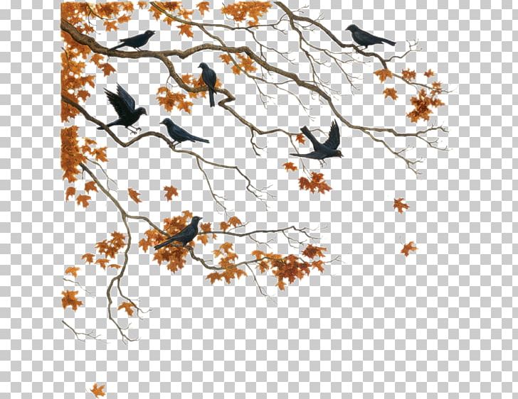 Twig Tree Painting PNG, Clipart, Area, Art, Autumn, Bird, Branch Free PNG Download