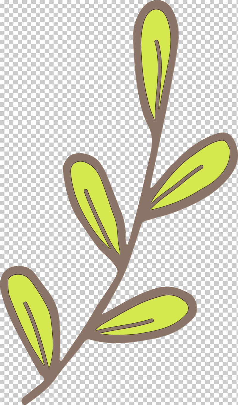 Leaf Plant Stem Yellow Flower Line PNG, Clipart, Biology, Flower, Leaf, Line, Mexico Elements Free PNG Download