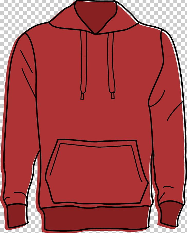 Red Hoodie Sweater Clothing PNG, Clipart, Coat, Collar, Denim Jacket, Fictional Character, Hood Free PNG Download