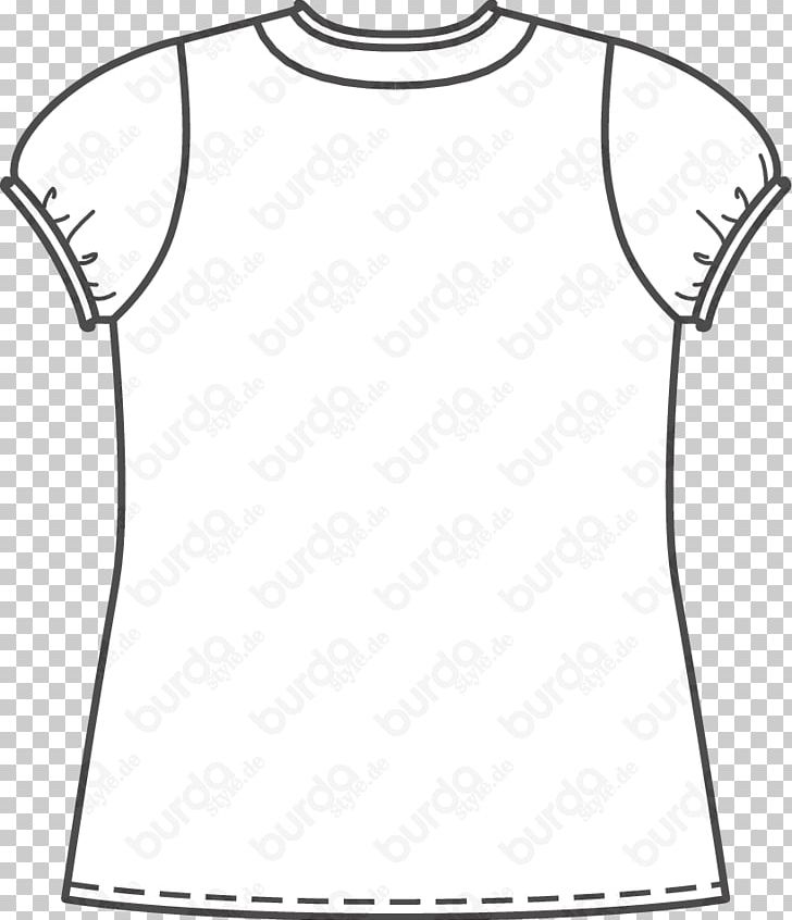T-shirt Pattern Burda Style Fashion Blouse PNG, Clipart, Active Shirt, Black, Black And White, Blouse, Brand Free PNG Download