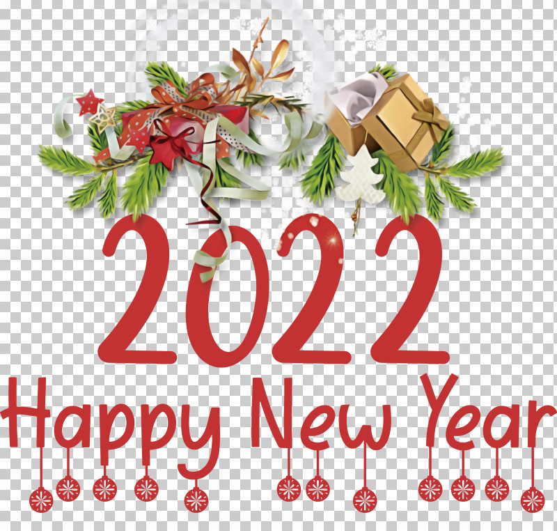 2022 Happy New Year 2022 New Year Happy New Year PNG, Clipart, Bauble, Christmas Day, Christmas Ornament M, Floral Design, Happy New Year Free PNG Download