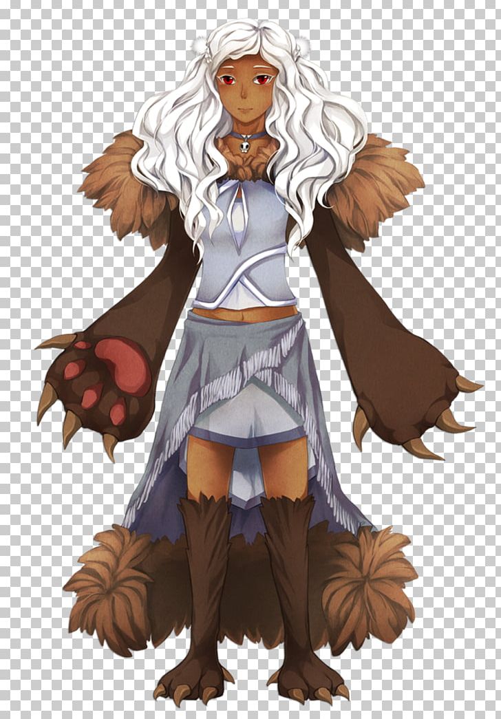 Anime Girl In Bear Costume