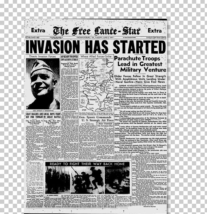 Newspaper Normandy Landings PNG, Clipart, Black And White, Monochrome, Newspaper, Newsprint, Normandy Landings Free PNG Download