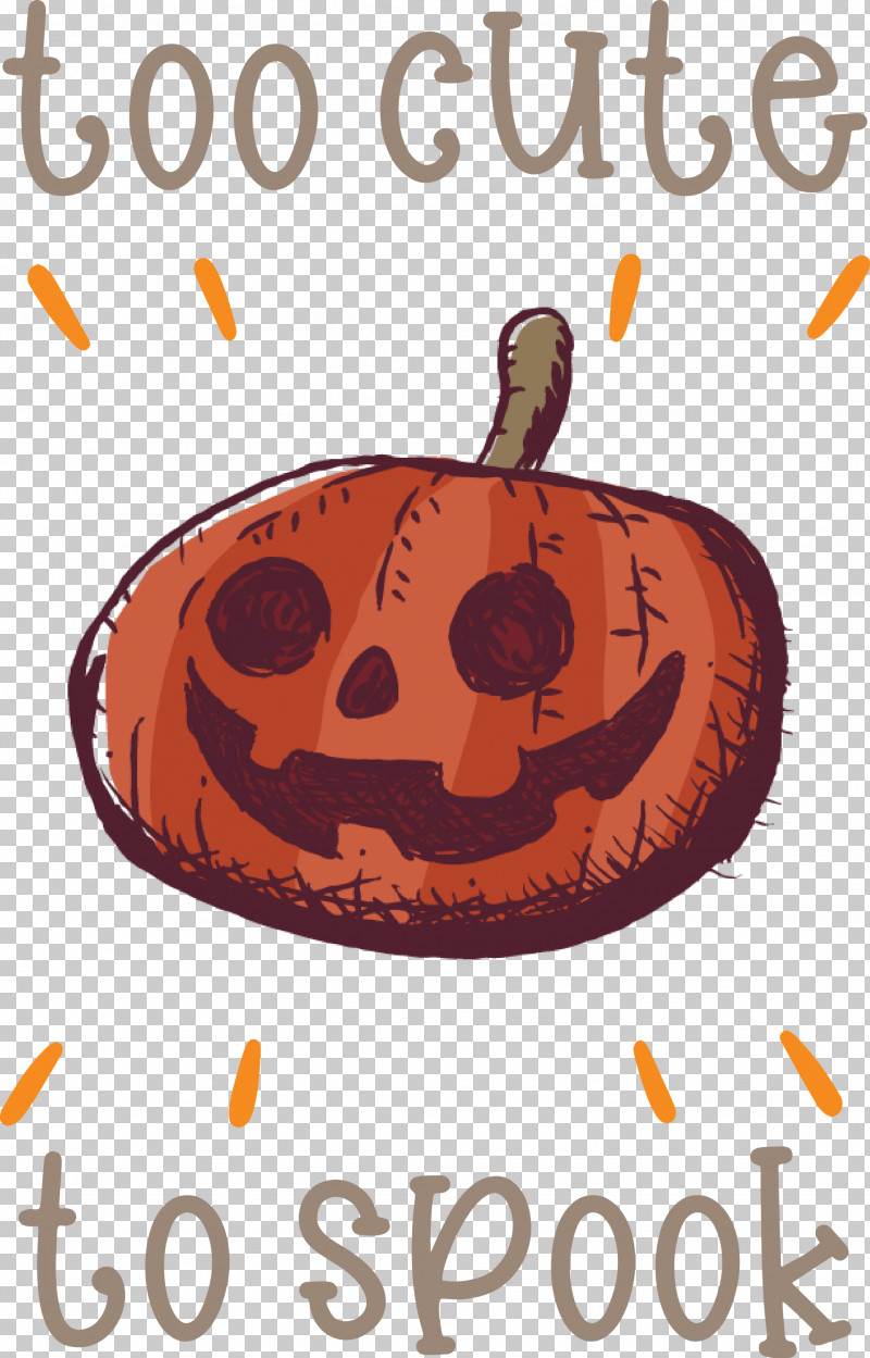 Halloween Too Cute To Spook Spook PNG, Clipart, Cover Art, Halloween, Logo, Meter, Orange Free PNG Download