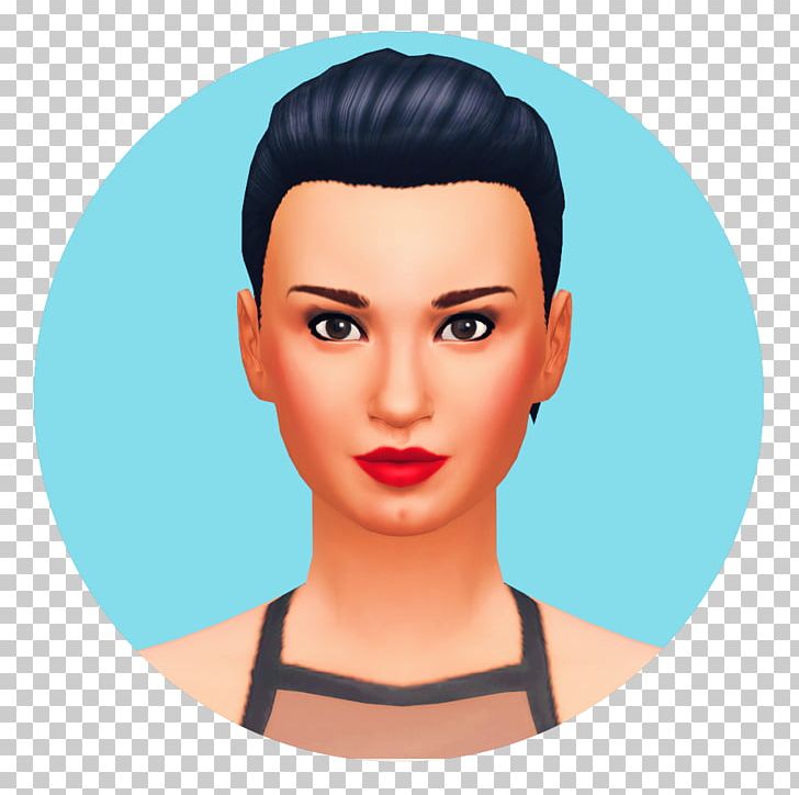 Demi Lovato The Sims 4: Get To Work Simlish The Sims 4: Vampires Eyebrow PNG, Clipart, Black Hair, Brown Hair, Celebrities, Cheek, Chin Free PNG Download