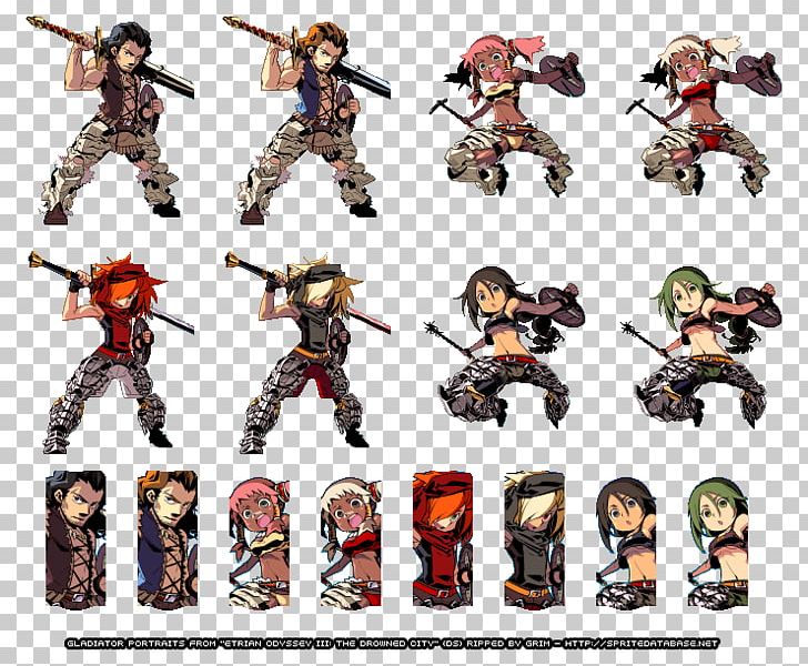 Etrian Odyssey III: The Drowned City Super Nintendo Entertainment System PlayStation Sprite PNG, Clipart, Action Figure, Etrian Odyssey, Figurine, Gladiator, Mega Drive Free PNG Download