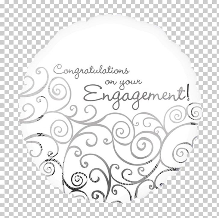 Balloon Engagement Party Wedding PNG, Clipart, Area, Balloon, Black, Black And White, Bridal Shower Free PNG Download