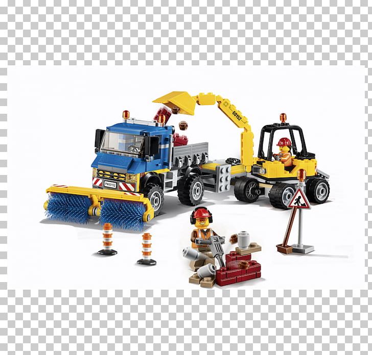 lego city sweeper and excavator