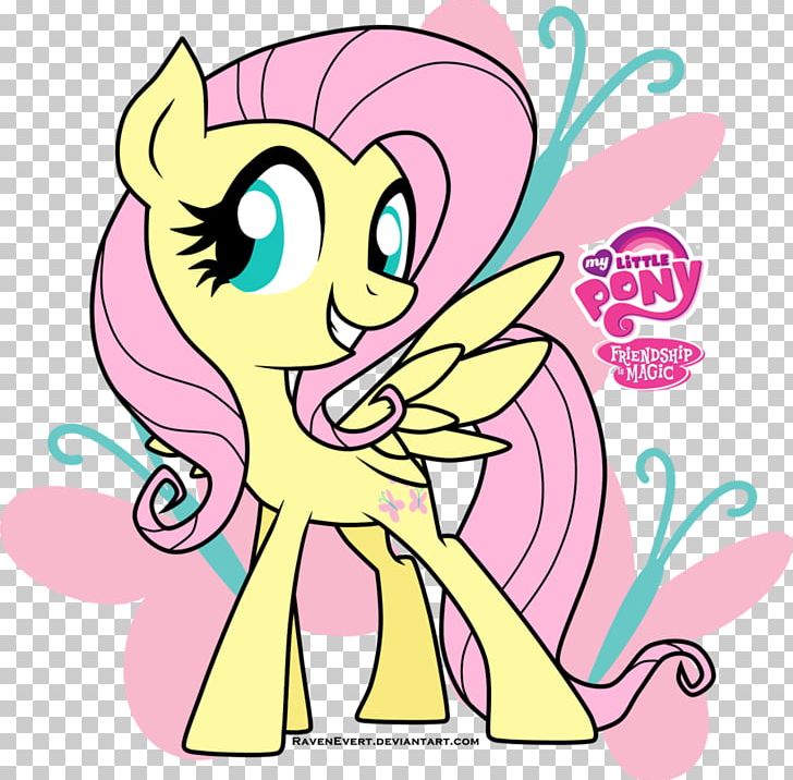 Pony Fluttershy Horse Fan Art PNG, Clipart, Animals, Area, Art, Artwork, Caricature Free PNG Download