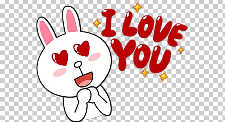 Line Sticker Android Kelinci Lucu Png Clipart Free Png
