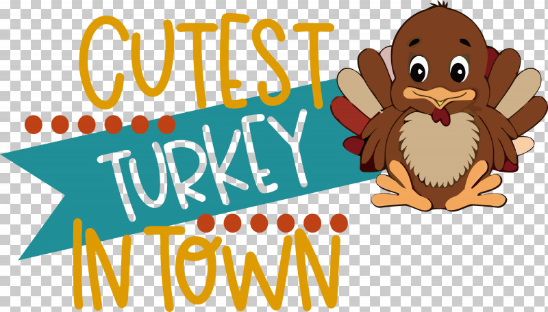 Cutest Turkey Thanksgiving Turkey PNG, Clipart, Behavior, Cartoon, Cuteness, Human, Logo Free PNG Download