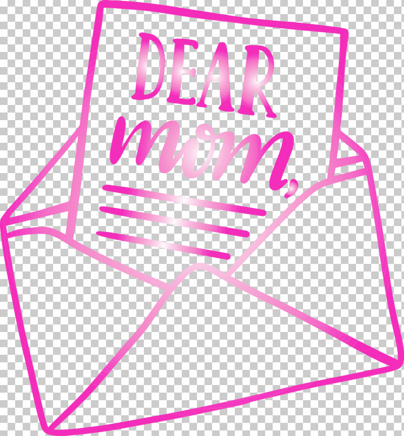 Pink Line Magenta PNG, Clipart, Dear Mom Envelope, Line, Magenta, Mothers Day, Paint Free PNG Download