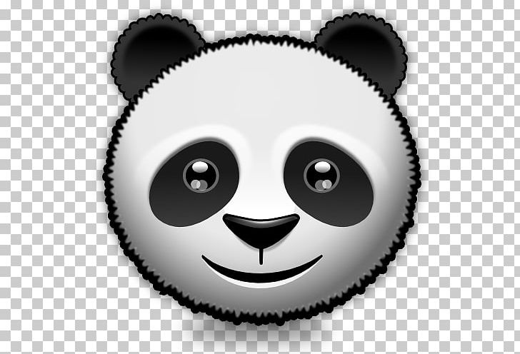 Emoticon Smiley Demo App Giant Panda Online Chat PNG, Clipart, Android, Animals, Bear, Black And White, Carnivoran Free PNG Download