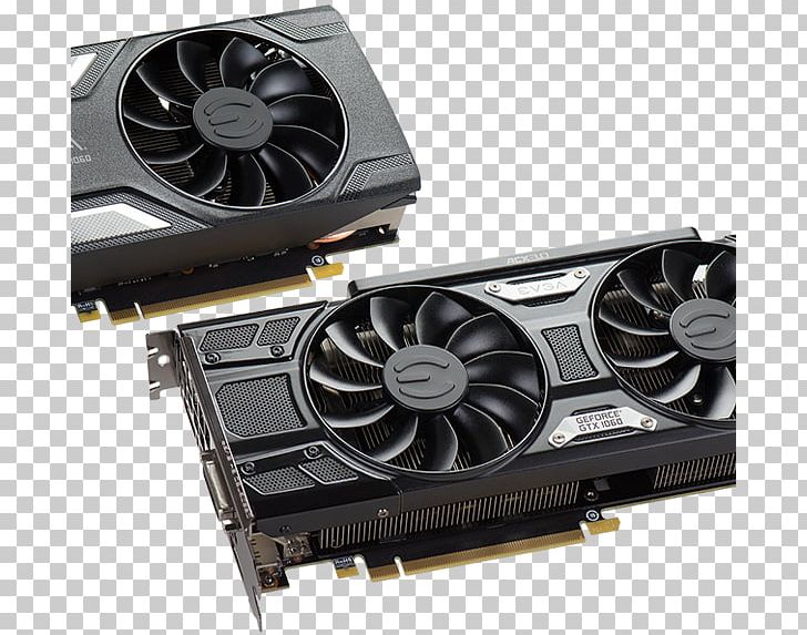 Graphics Cards & Video Adapters EVGA Corporation NVIDIA GeForce GTX 1060 GDDR5 SDRAM PNG, Clipart, Computer Component, Computer Cooling, Computer Graphics, Cooktop, Digital Visual Interface Free PNG Download