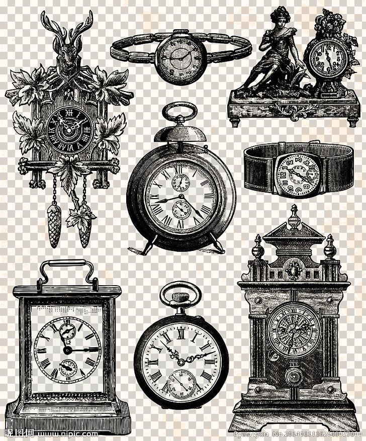 Watch Alarm Clock Household Goods PNG, Clipart, Accessories, Apple Watch, Automatic Watch, Black, Black And White Free PNG Download