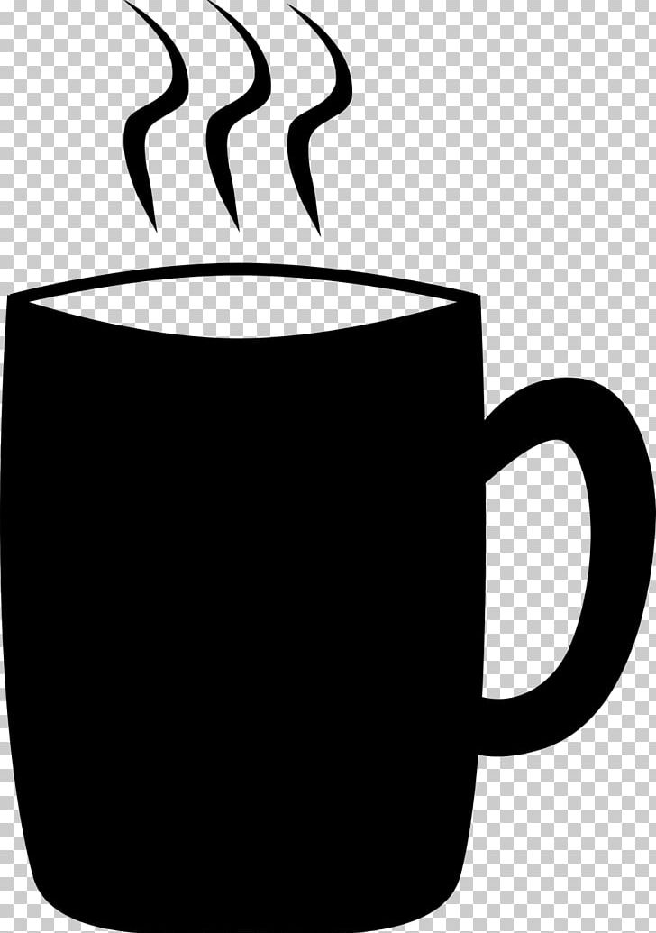 Mug Coffee Tea Cafe PNG, Clipart, Artwork, Black, Black And White, Cafe, Coffee Free PNG Download