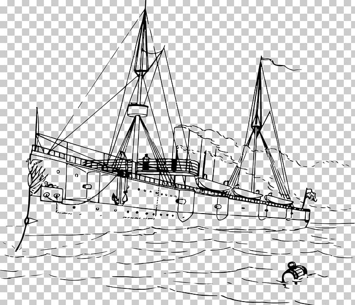 Ship Drawing Steamboat PNG, Clipart, Brig, Caravel, Carrack, Dromon, Monochrome Photography Free PNG Download