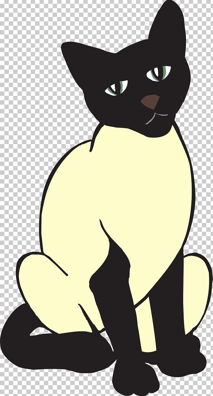 Siamese Cat Thai Cat Kitten PNG, Clipart, Animal, Animals, Black, Black And White, Black Cat Free PNG Download