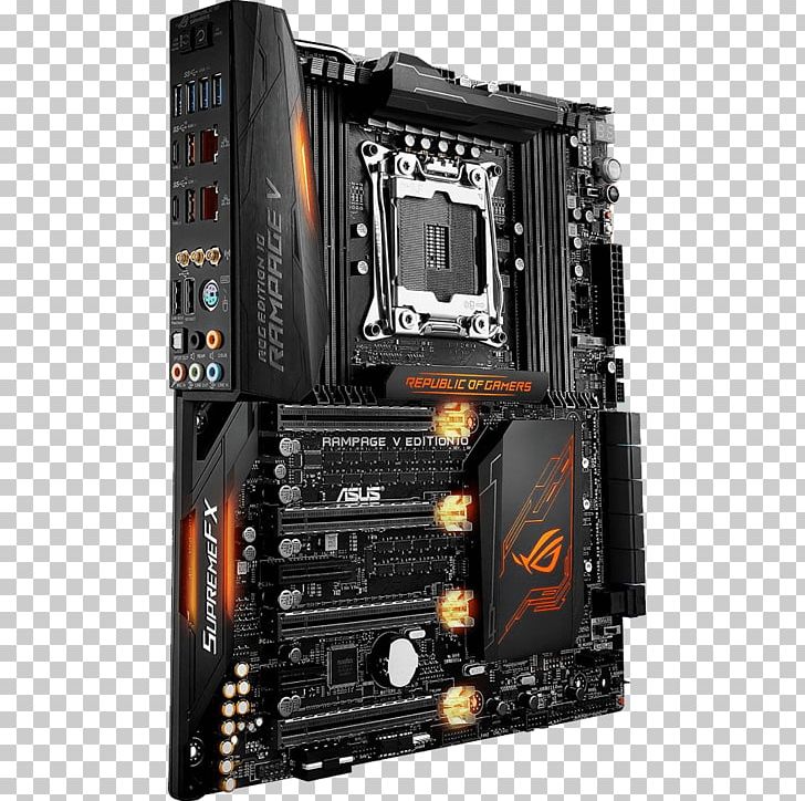 LGA 2011 Motherboard RAMPAGE V EXTREME Intel X99 Asus PNG, Clipart, Asus, Asus Rog Rampage V Edition 10, Computer Accessory, Computer Hardware, Electronic Device Free PNG Download
