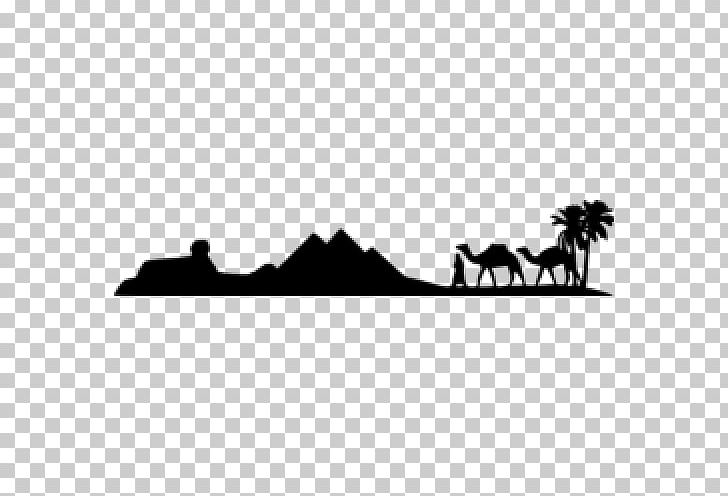 Egypt Silhouette Skyline Wall Decal Sticker PNG, Clipart, Art, Black And White, Camel, Camel Like Mammal, Decal Free PNG Download