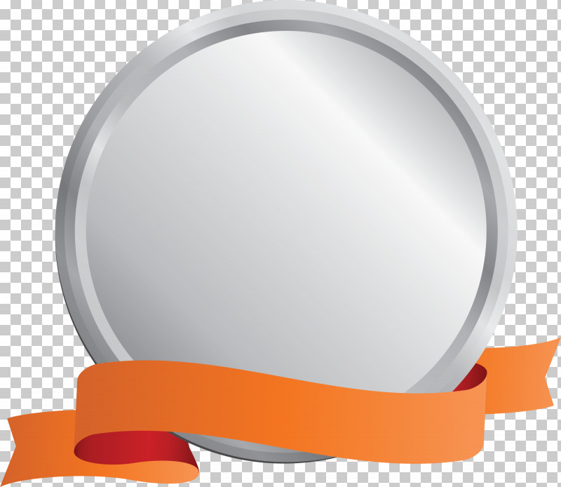 Emblem Ribbon PNG, Clipart, Emblem Ribbon, Mirror, Orange Free PNG Download