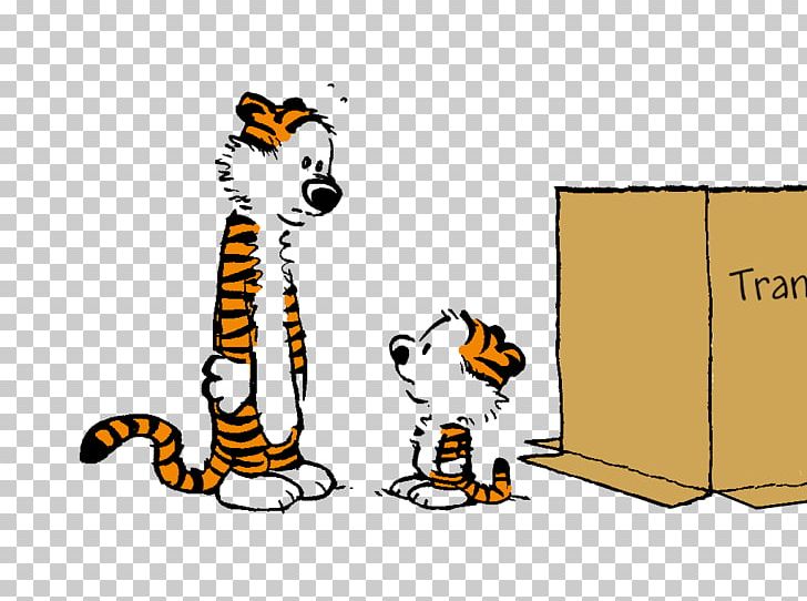 Calvin And Hobbes PNG, Clipart, Art, Big Cats, Calvin, Carnivoran, Cartoon Free PNG Download