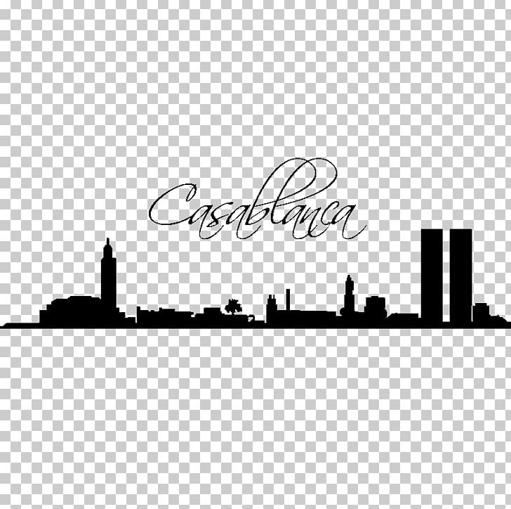 Casablanca Marrakesh Sticker Wall Decal Logo PNG, Clipart, Black, Black And White, Brand, Casablanca, City Free PNG Download