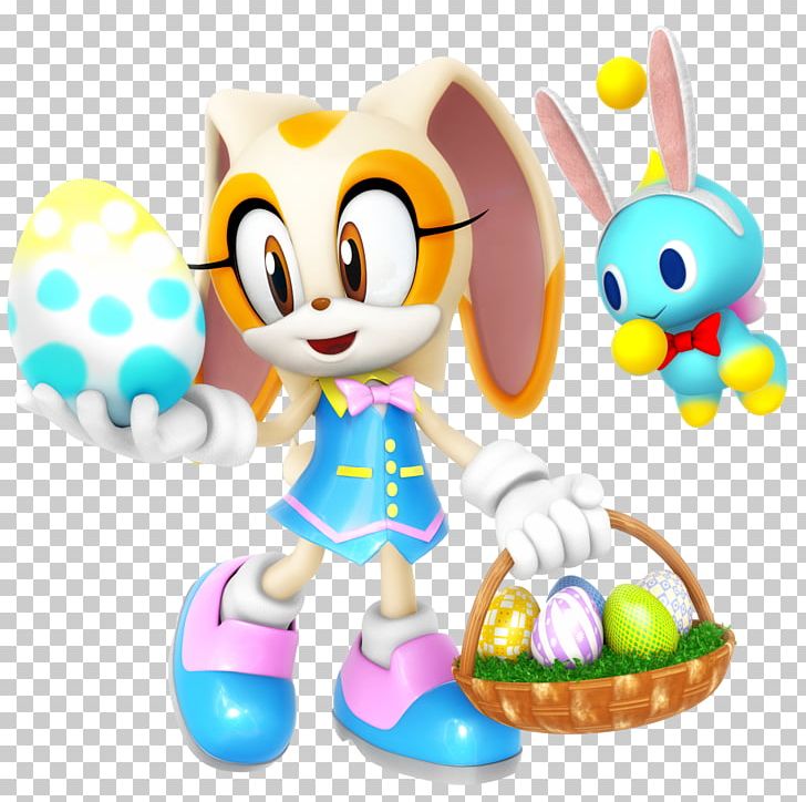 Cream The Rabbit Easter Bunny Amy Rose PNG, Clipart, Amy Rose, Animal Figure, Baby Toys, Chao, Cream Free PNG Download