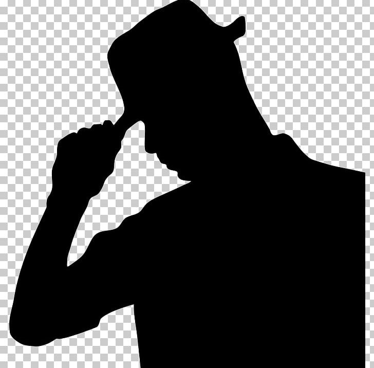 Silhouette Hat PNG, Clipart, Animals, Black, Black And White, Drawing, Fedora Free PNG Download