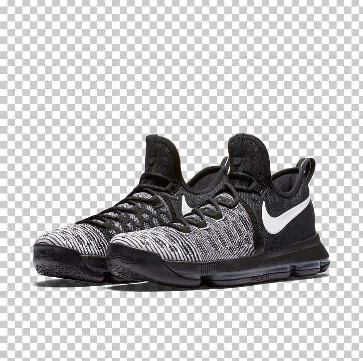 Nike Zoom KD Line Nike KD 9 Black White Sports Shoes PNG, Clipart, Basketball, Basketball Shoe, Black, Brand, Cross Training Shoe Free PNG Download