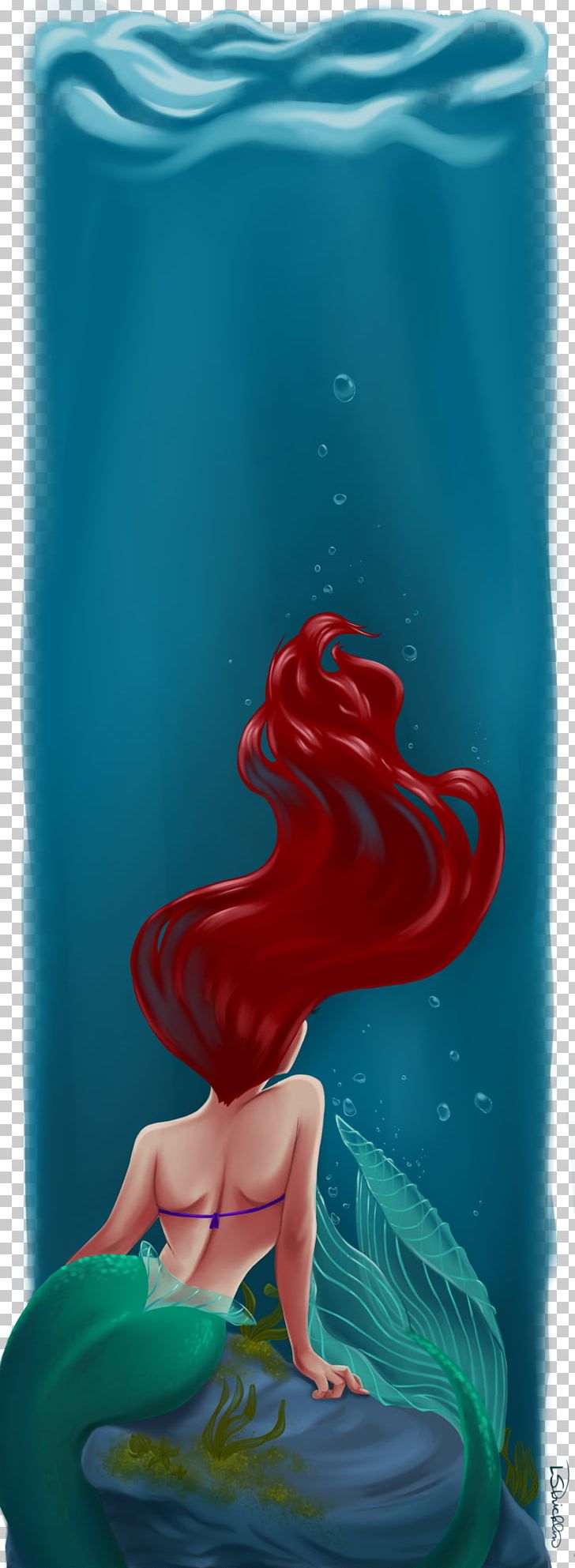 Mermaid PNG, Clipart, Fictional Character, Looking Up, Mermaid, Mythical Creature, Red Free PNG Download