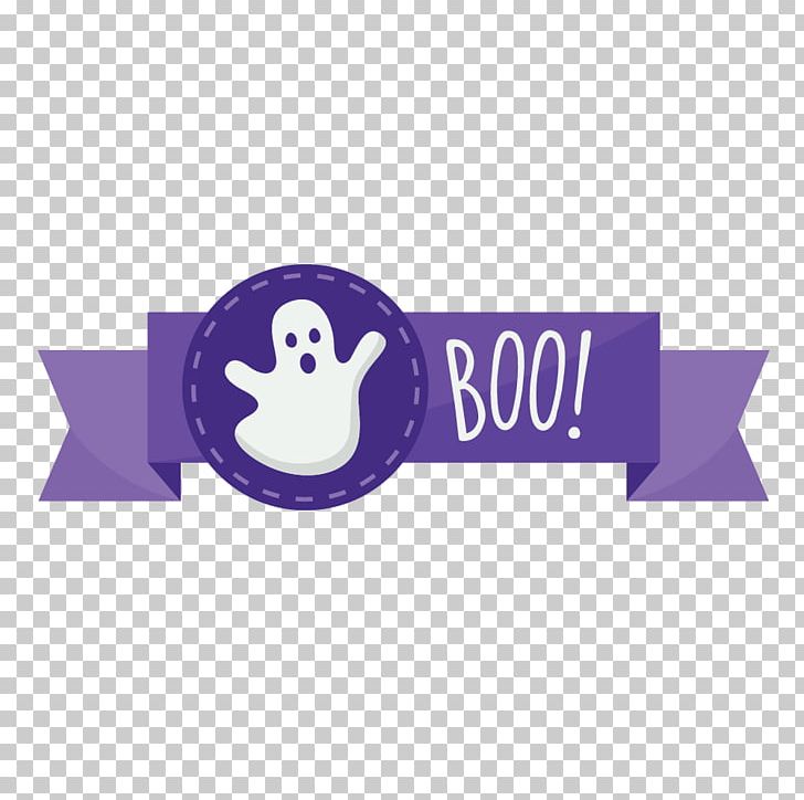 Purple Ribbon Halloween Tag PNG, Clipart, Brand, Computer Icons, Design, Download, Encapsulated Postscript Free PNG Download