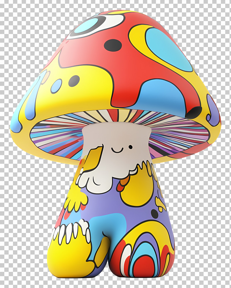 Cartoon Mushroom - Colorful Cartoon Mushroom PNG