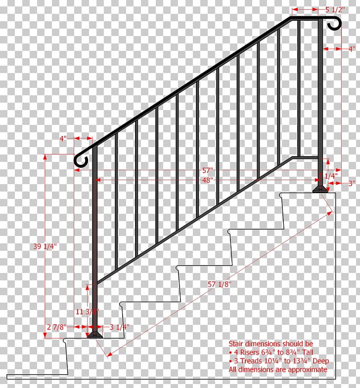 Stairs Wrought Iron Handrail Stair Riser PNG, Clipart, Angle, Area, Baluster, Building, Building Materials Free PNG Download