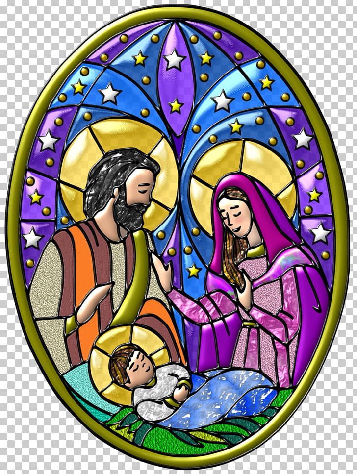 Stained Glass Manger Christmas PNG, Clipart, Art, Artwork, Biblical Magi, Birth, Birthday Free PNG Download